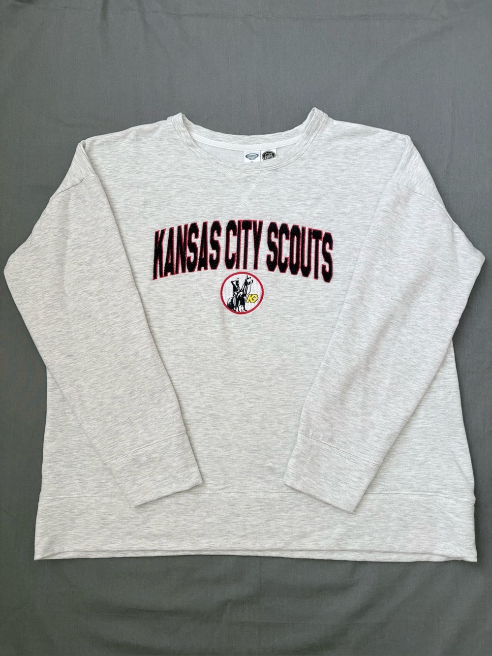 VTG Kansas City Scouts NHL Sweatshirt XL Concepts Sport Gray